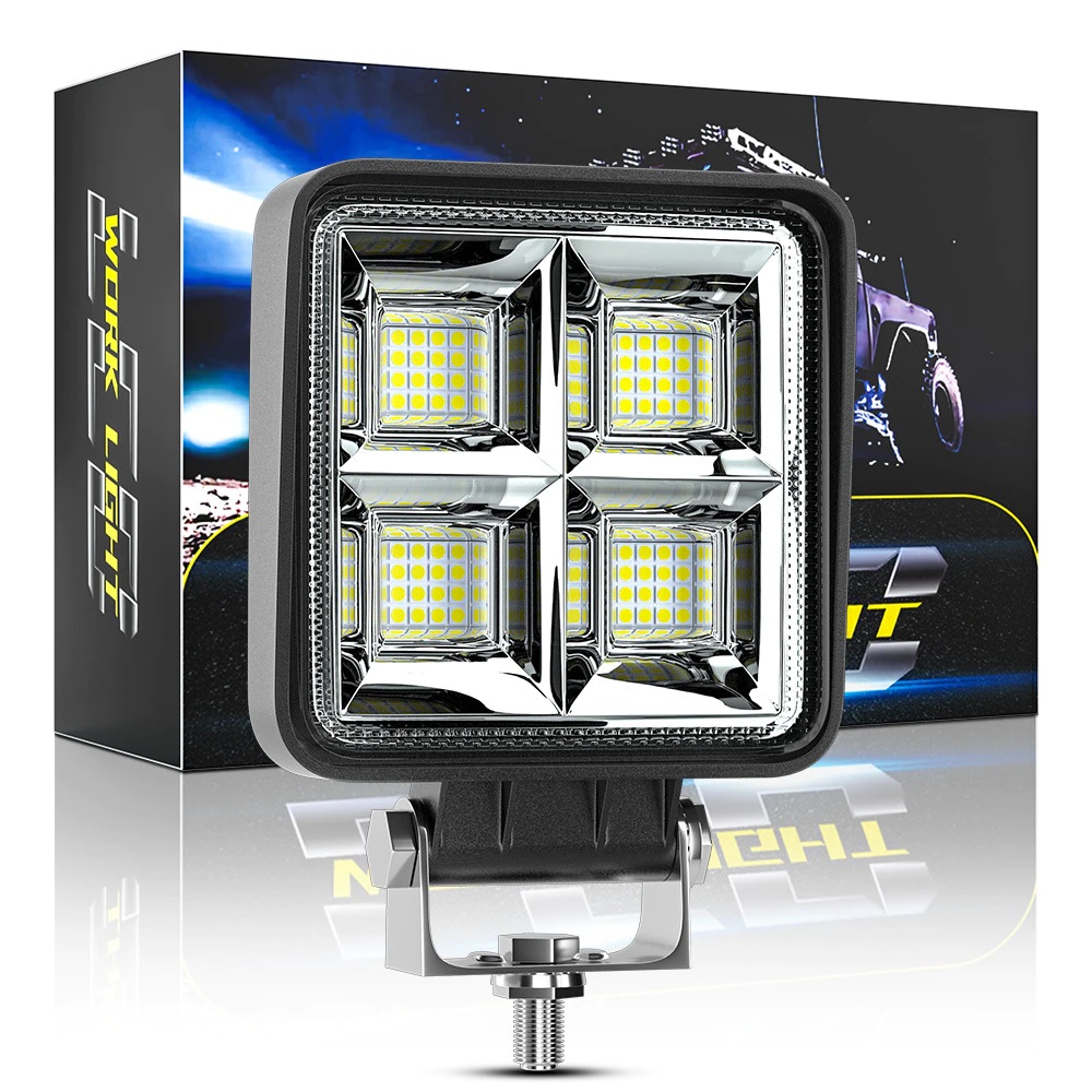64 LED Lumini de lucru Lampa 12-30V 48W 5000lm pentru Camion tractor Suv 4x4 