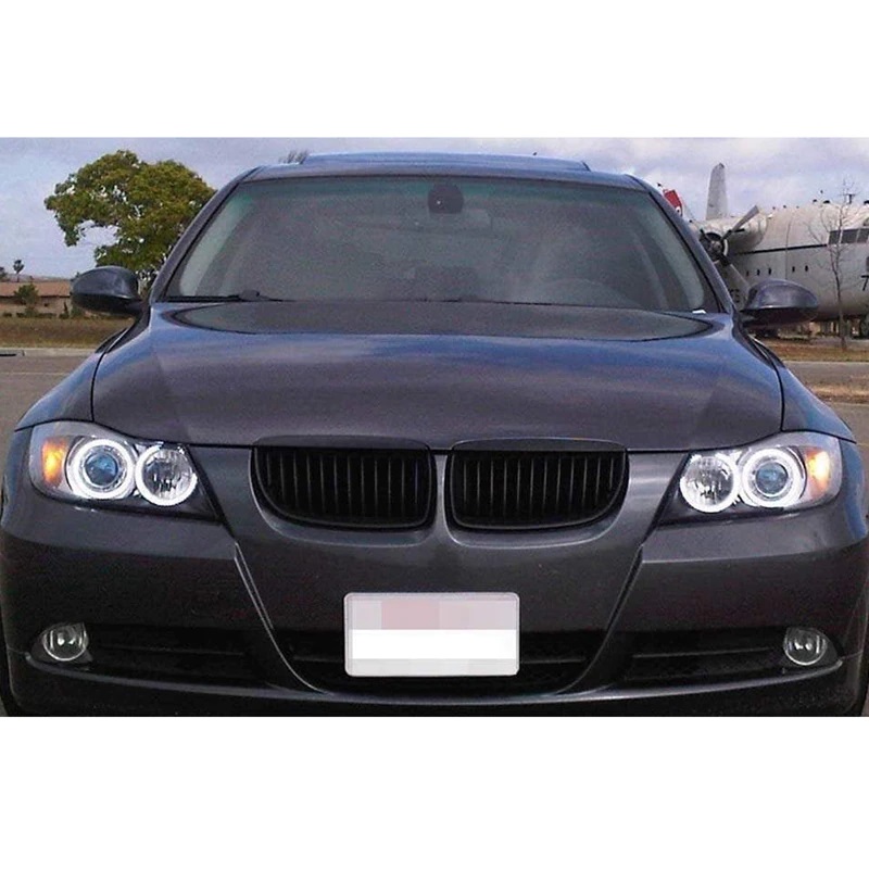 2 x BMW E90 E91 20W Marker Faruri LED pentru Angel Eyes Alb 2005-2009