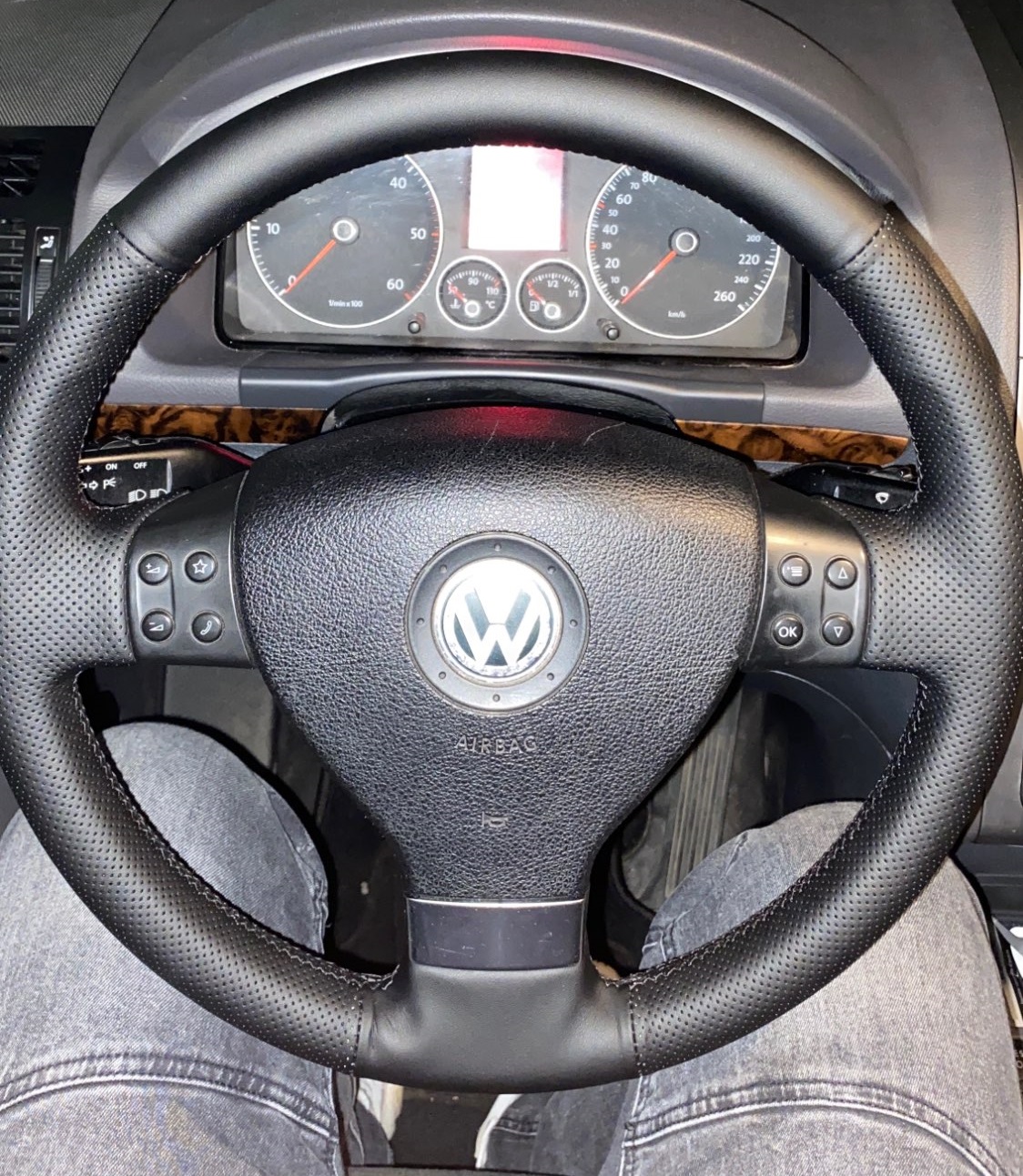 Rattlock för VW PASSAT B6,Jetta 5,GOLF 5,Tiguan Eko Läder För Sömnad