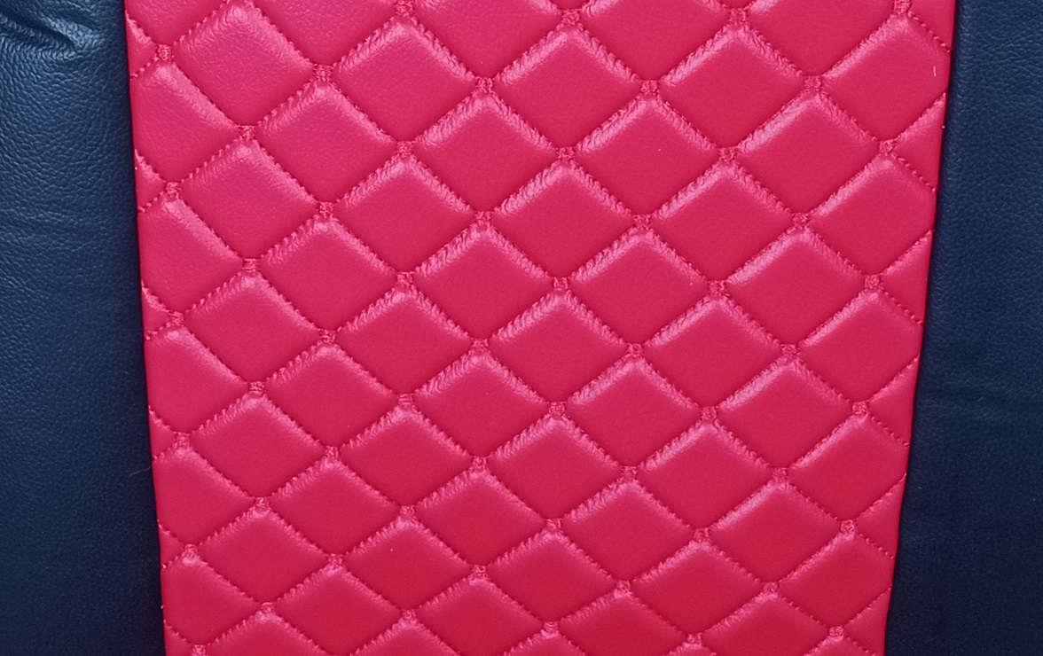 Sitzbezüge für MAN TGX 2021+ LKW Schwarz Rod Leder 