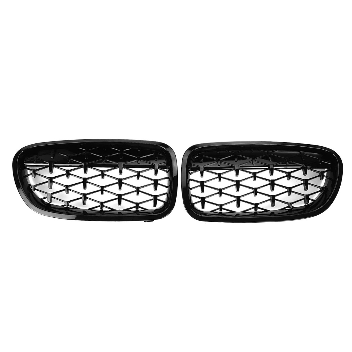 Kühlergrill für BMW F10 F11 F18 M5 Diamond Style Niere grill Schwarz