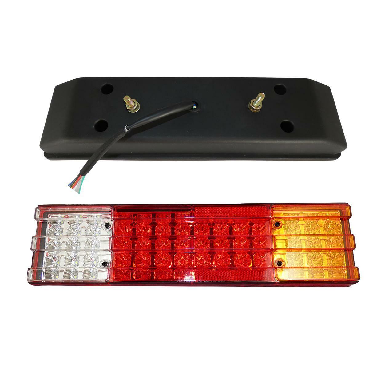 2 x 70 Led Luces trasera remolque camiones caravana 6 funciones 12v 