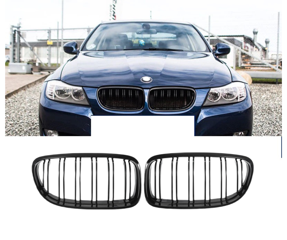 Kühlergrill für BMW E90 E91 Facelift 2008-2011 Sport Style Niere grill Schwarz