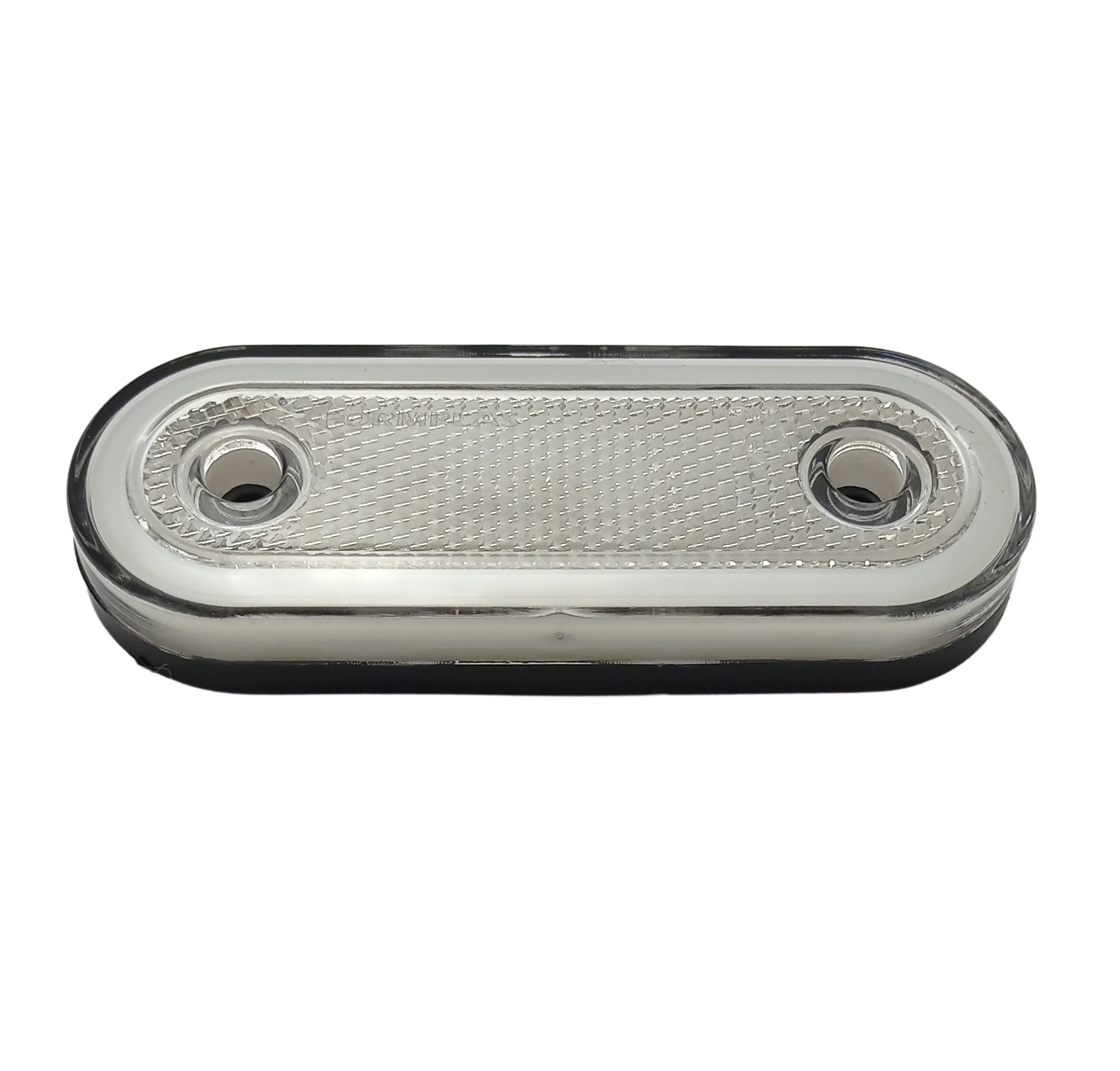 LED Neon Sidomarkeringsljus Husvagn Vit E9 12V 24V