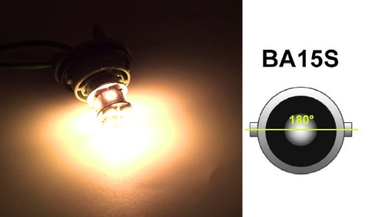 LED 22 SMD P21W BA15S 12V Canbus Gelb Scheinwerfer Lampe Autolichter Glühbirnen 