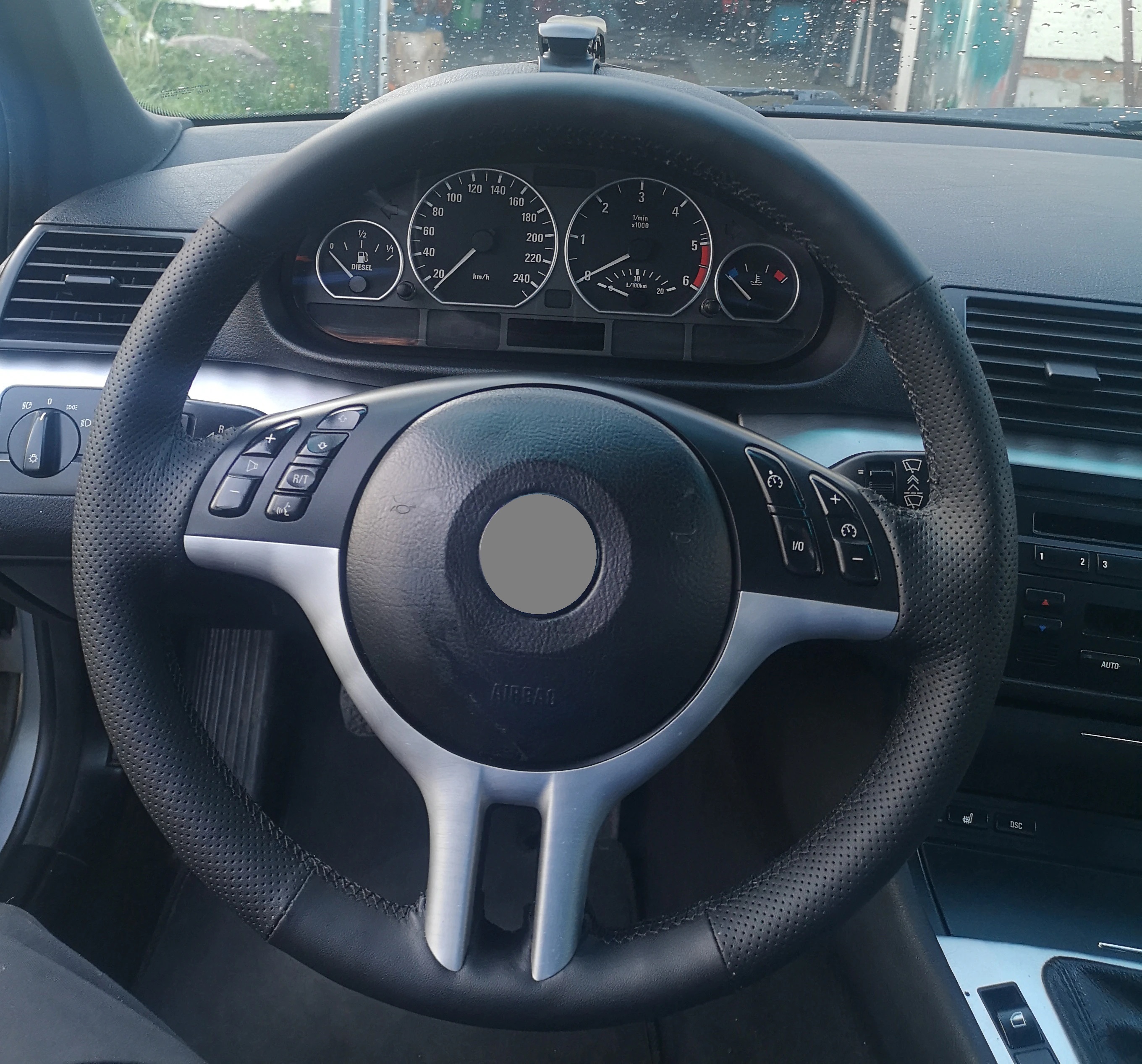 Rattlock för BMW E39 E46 E53 E90 E87 Eko Läder För Sömnad