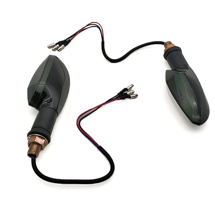 LED Motorsykkel ATV Blinklys  DRL Oransje Rod 12v E11