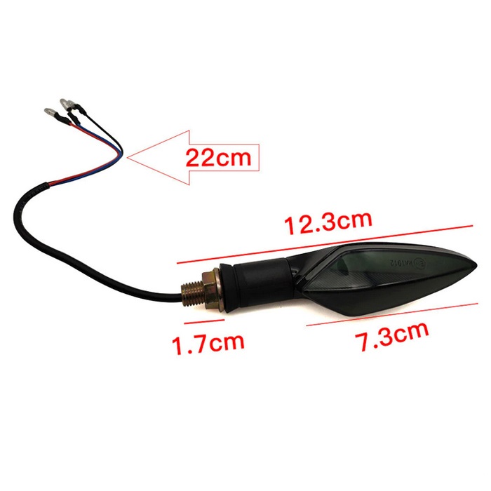 LED Motociclete ATV Lumini Semnalizatoare DRL Galben Rosu 12v