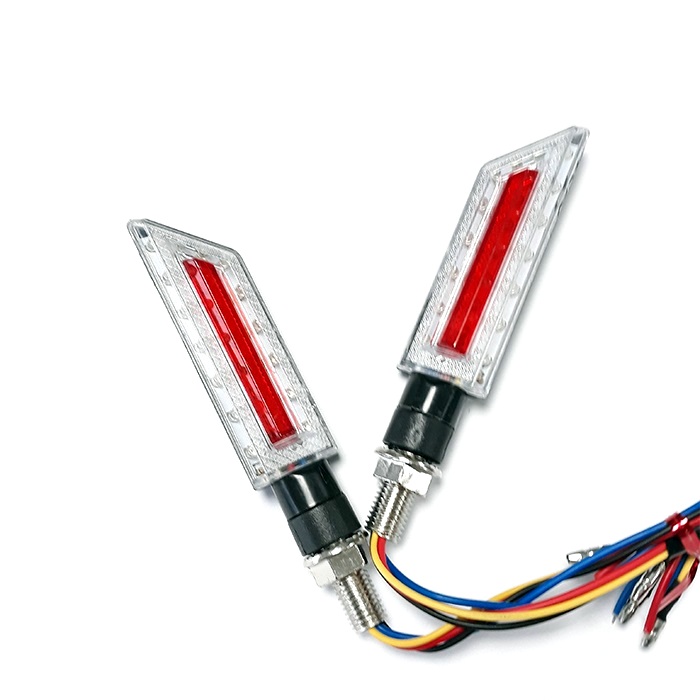 LED Motorcycle Motorbike ATV Lights Indicator 12v Red White