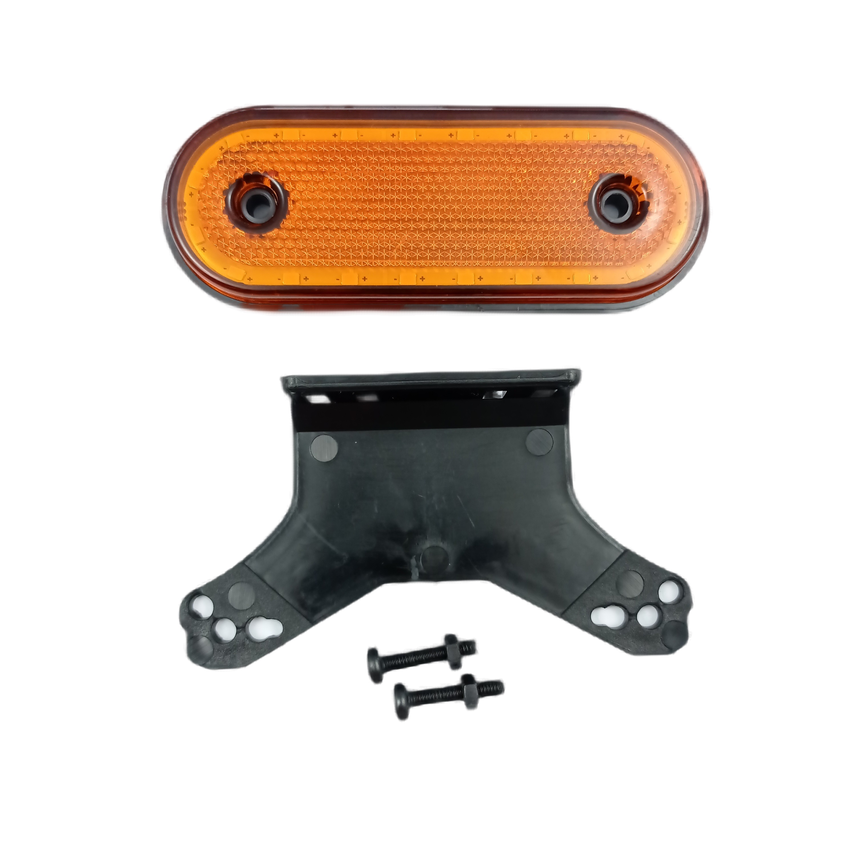  LED 12v 24v Sidomarkeringsljus Lastbil Släpvagn Orange Gul Reflektor E9 