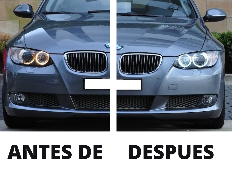 2 x BMW E90 E91 Marcador LED Angel Eyes 40W Blanco Faros 2005-2009