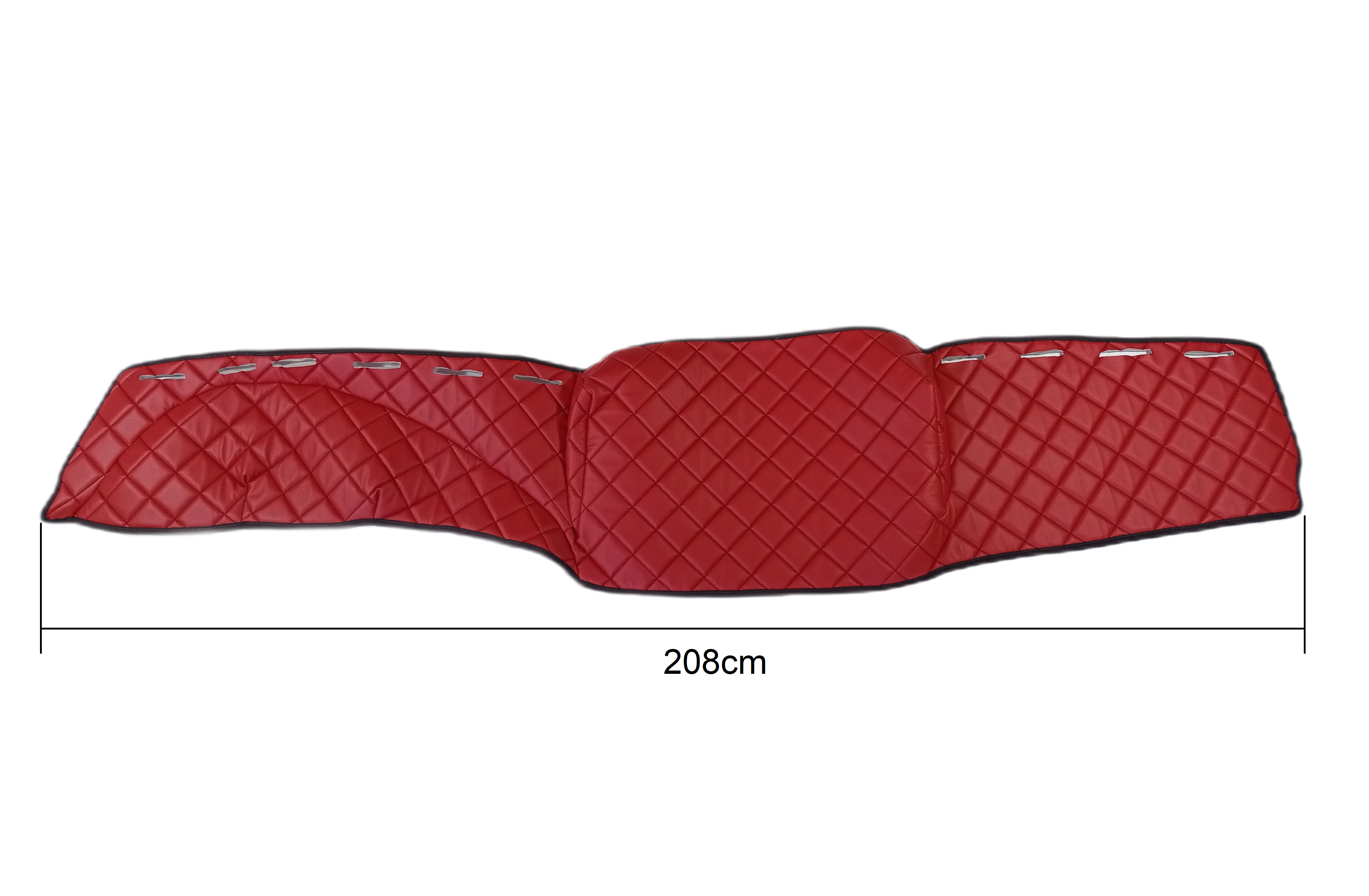 MAN TGX Red Dash Mats Covers Eco Leather Truck Lorry 