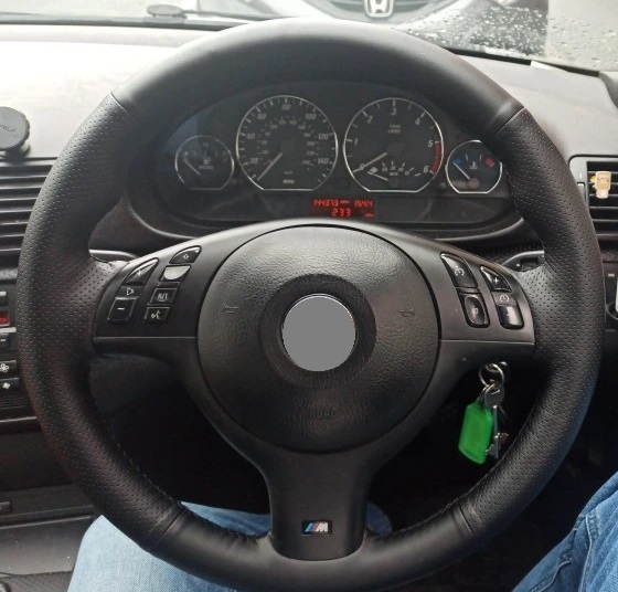 Lenkrad Abdeckung Für BMW E39 E46 E53 Öko-Leder Zum Nähen