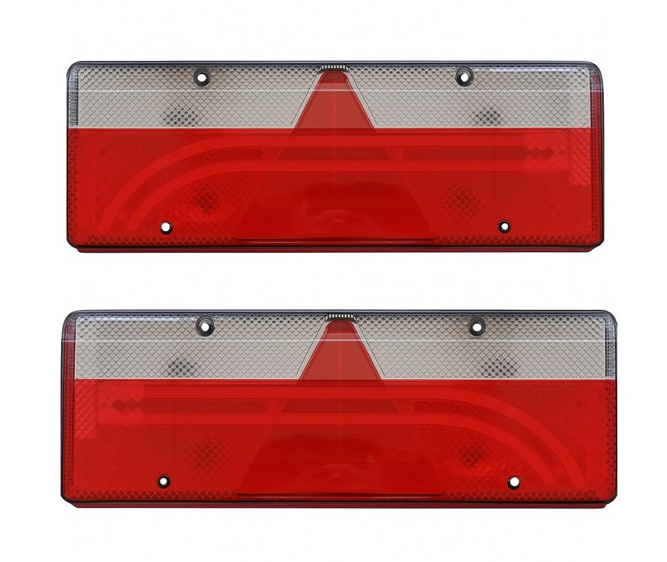 2 x Lumini Spate Sticla Camioane Remorca pentru Schmitz,Europoint III,Europoint 3,Aspöck,Schwarzmüller