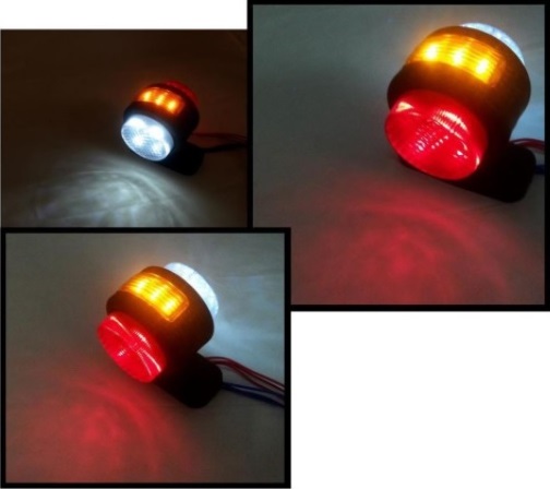 Led Kort Positionsljus översikt Lampa Lastbil Slap 12v 24v 