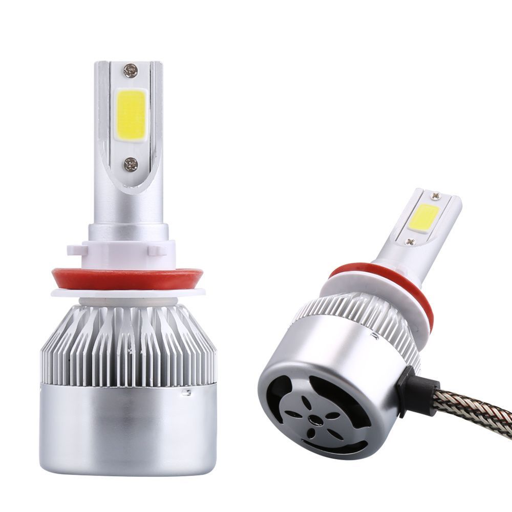 Led H11 lys, hovedlys, lyspærer, strålekaster  COB 60w 13000lm