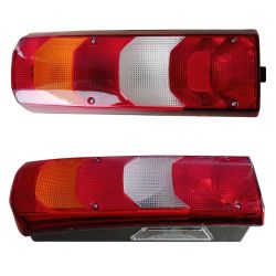 Venstre Baklys Baklykt Baklykter Lampe til Mercedes Actros MP4 Lastebil med Stikkontakt 