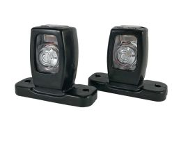 2 x Led luz indicadora camiónes ,Luces laterales gabarit de remolque camion 12/24v