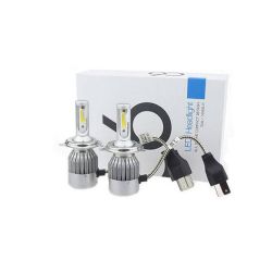 2 x LED H4 Headlights,led bulbs,car lights,vehicle led lights 72w 7600lm