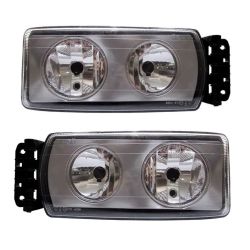 Satz Rechts Links IVECO EuroCargo,Stralis,Tector,Trakker LKW Scheinwerfer Hauptscheinwerfer Frontscheinwerfer Handbuch Verordnung 2007-2013