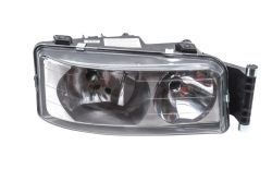 Right MAN TGL TGM TGA TGS LE2000 Truck Headlights Headlamp Front Lights with Manual Regulation 