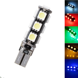 13 SMD LED 5050 T10 W5W 12V Canbus Error Free Weiß Rod Grün Gelb Blau Scheinwerfer Lampe Autolichter Glühbirnen 