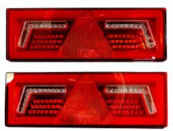 2 x Tail trailer,truck light ,Back Light, left right Vw,Iveco,Man Bus Van 96 LED diodes 12/24v