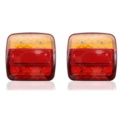 2 x 26LED Tail Rear Reverse Light Lamp for Trailer Truck Bus Van 12V