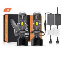 2 x LED Y10 H7 200% 50W 6400LM 6000K 360° Canbus mit Objektiv Scheinwerfer Lampen Autolichter Fahrzeug Hi/Low Beam LKW PKW 12V 24V Chip Led 