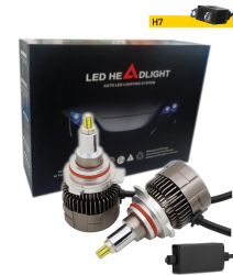 2 x H7 3D CSP 12V 100W 20000lm 360° 6000K Canbus kein Fehler Scheinwerfer Lampen Autolichter Fahrzeug PKW Chip Led 