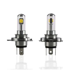 2 x H4 HS1 12V-24V 360° 6000K Scheinwerfer Lampen Autolichter Fahrzeug PKW Chip Led 