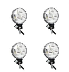 4 x DRL, daylight, work light, car, truck, offroad light, boat,4x4, ATV, 9W LED 12/24V