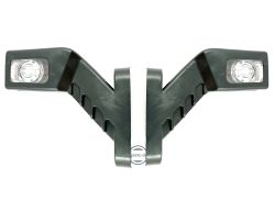 2 x Luces de marcador posición,Luces laterales de remolque camiones  LED E20 12/24v