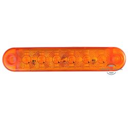 6 led Lămpi de marcaj laterale cu distanță Indicator Remorcă camion galben 12V 24V