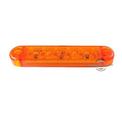 6 LED Side Clearance Marker light Indicator Trailer Truck Yellow 12/24v