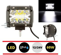 Headlight 60w LED Work Lamp Fog Driving Light 4500LM
