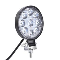 LED Round Work Light 27W Lamp Fog Offroad Driving Light 