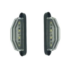 2 x 4 LED Lumini cu număr de înmatriculare pentru Camioane Remorca 12v 24v