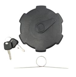 Tankdeckel für LKW mit 2 Schlüssel Schwarz Verriegelung Diesel Universal 80mm