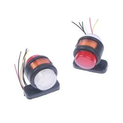 2 x LED Court Feux de Position Longue Contour Lampe remorque camions 12v 24v