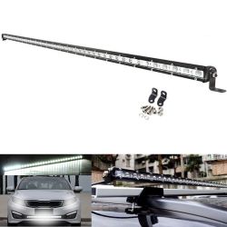 48 LED Slim BAR 129cm 144W FLOOD Arbetsbelysning Lampa 10-30v Ljus Bil  SUV 