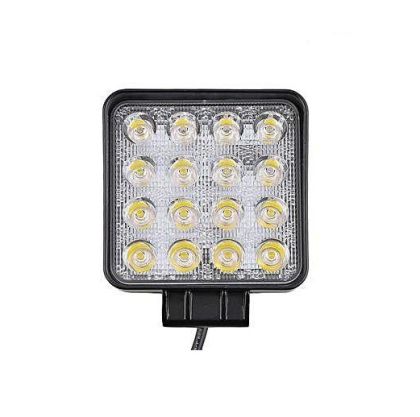 48W 16LED bil, lastebil, traktor, arbeidslys, dagslys, offroad ATV 12 / 24V