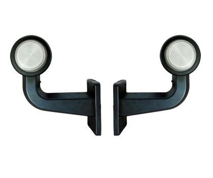 2 x Led Lastbil MarkeringslJys Ljus Lampa 12V 24V 