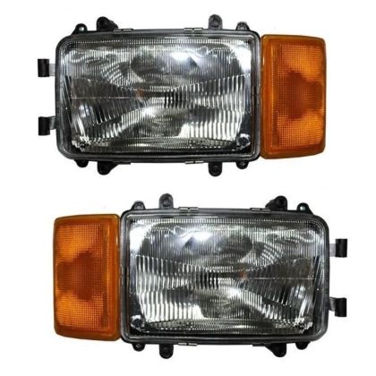 Set DAF 95,IVECO KRAMER Truck Headlights Headlamp Front Lights Right Left 