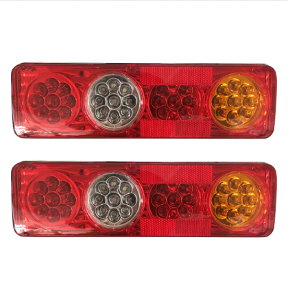 2 x LKW Rückleuchte Anhänger licht links rechts Iveco,Man,Vw Led Van 12/24 V