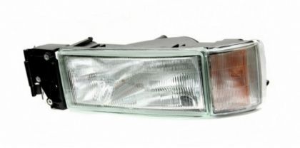 Vänster IVECO Eurotech,Eurostar 1991-2002 Lastbil Strålkastare Framljus Lampa med Blinker Manuell reglering