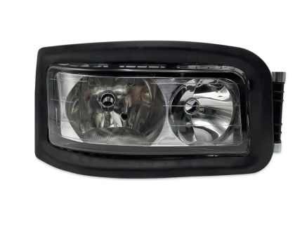 Right MAN TGL TGM TGA TGS LE2000 Truck Headlights Headlamp Front Lights with Manual Regulation Rubber frame