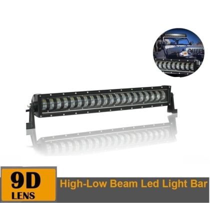 9D LED BAR Work Lights 63cm Hi/Lo 12800Lm 160W Lamp Auto SUV 10-30V