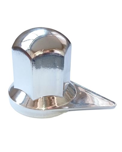 Hjulbolt Capsler Hjulmutterhetter Chromed Lang Lastebil 32mm