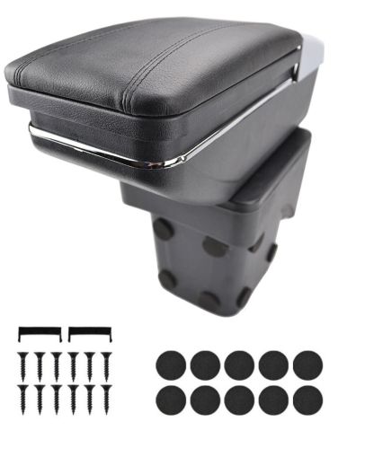 Ford Focus MK2 2005-2011 Accoudoir Central Console Voiture Noir Ciur